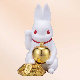 金運万倍白うさぎ