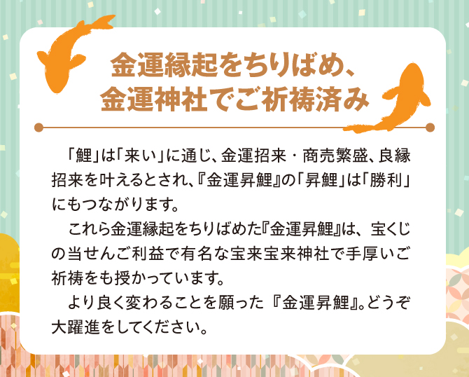 金運昇鯉 | ラッキーショップ