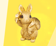 金運黄金大明神（大黒うさぎ）
