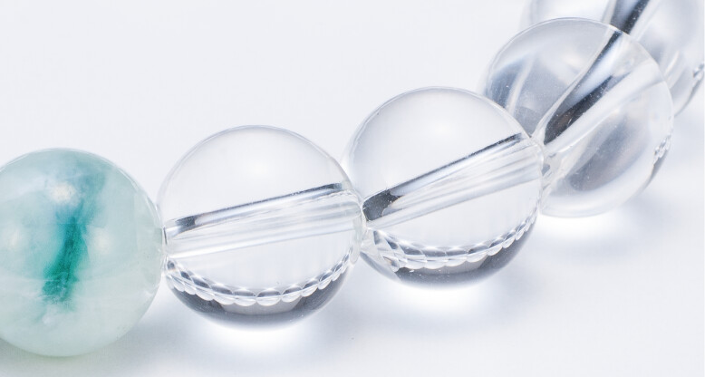 金運を呼ぶ糸魚川翡翠ブレス 翡翠拡大写真