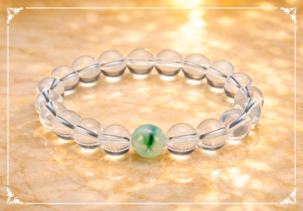 金運を呼ぶ糸魚川翡翠ブレス 商品写真