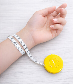 手首周り 計測イメージ