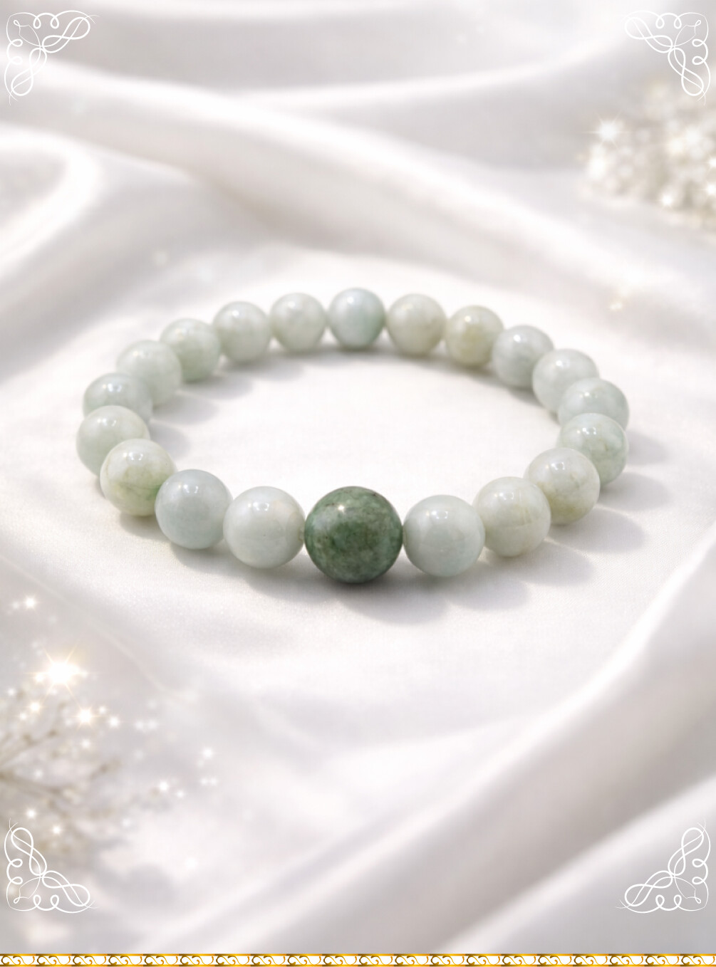 金運を呼ぶ糸魚川翡翠ブレス(プレミアム･極) 商品画像