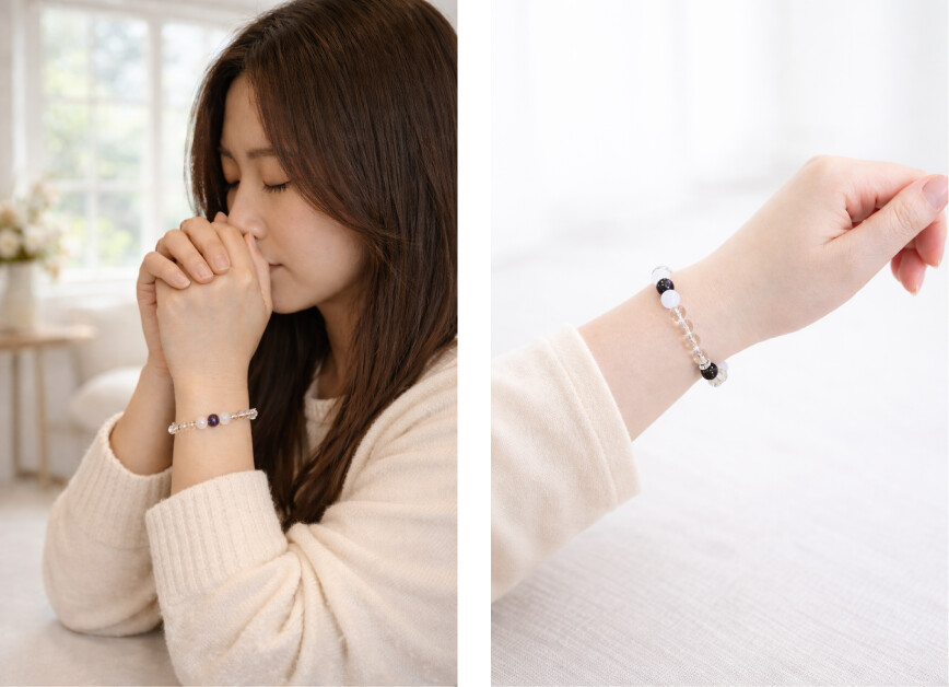縁切りブレスレット 着用イメージ