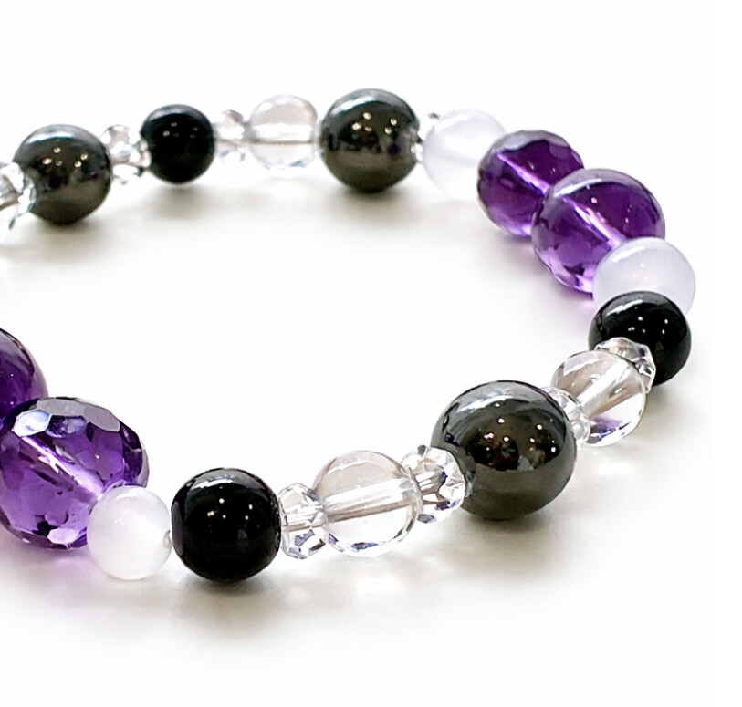 縁切りブレスレット【極】 オニキス部分イメージ