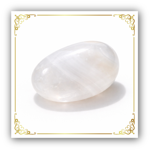 白メノウ 拡大イメージ