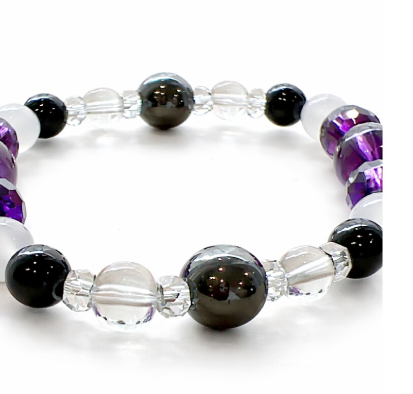 縁切りブレスレット【極】 水晶部分イメージ