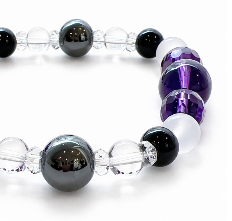 縁切りブレスレット【極】 ヘマタイト部分イメージ