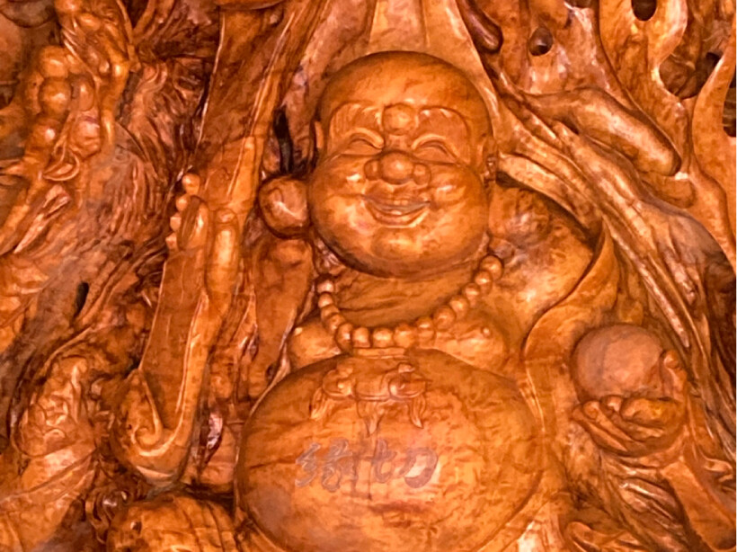 縁切り布袋様（宝来宝来神社） 拡大写真