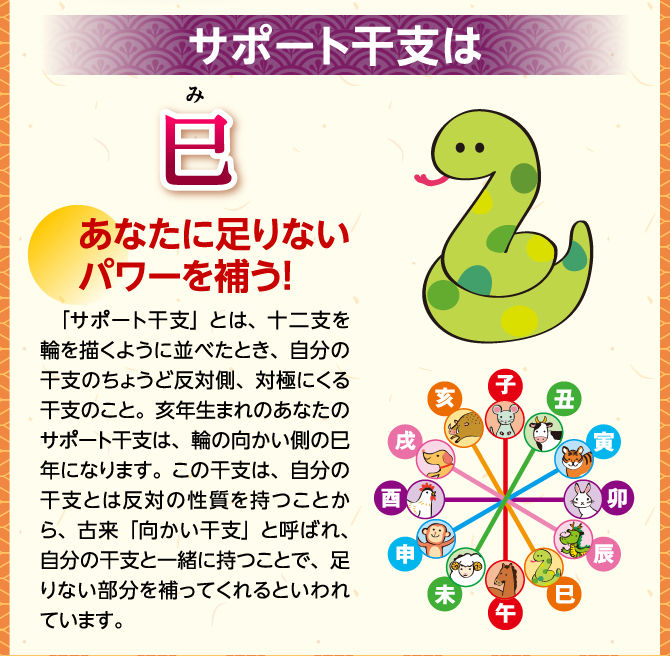サポート干支は