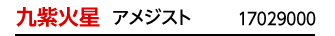九星：九星四神達磨ブレス 九紫火星／九星開運石：紫水晶／商品番号：17029000