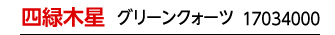 九星：九星四神財運ブレス 四緑木星／九星開運石：グリーンクォーツ／商品番号：17034000