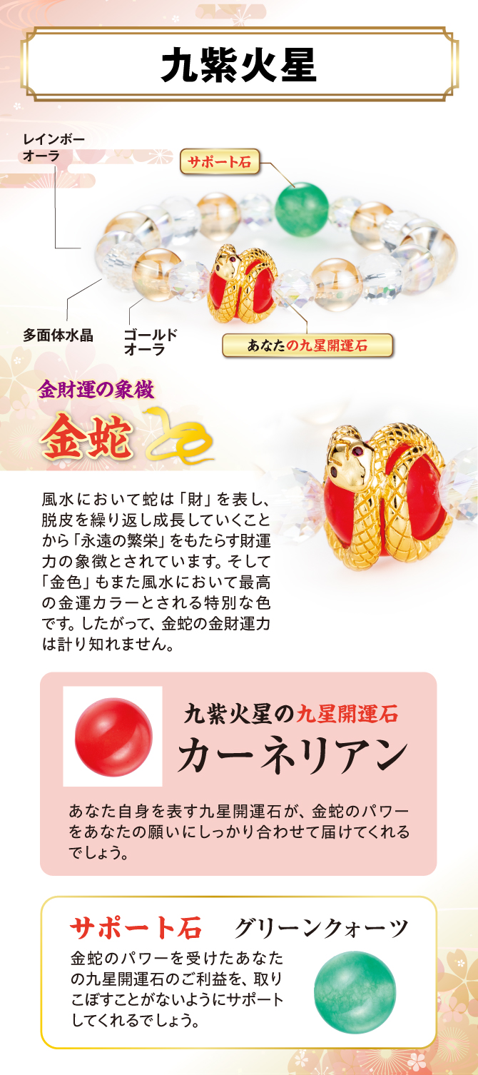 チエ・エレナ先生が選んだあなたの九星開運石とサポート石をチェック