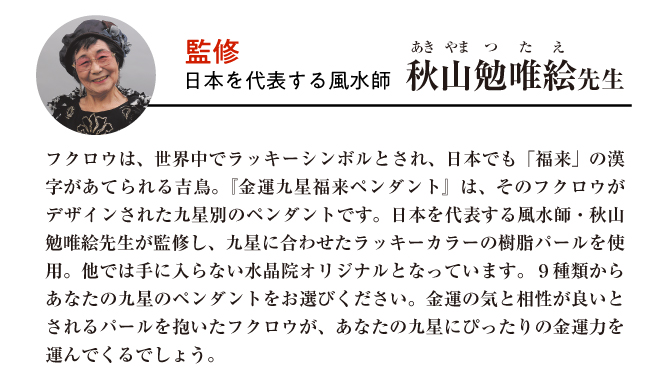 監修 日本を代表する風水師 秋山勉唯絵先生