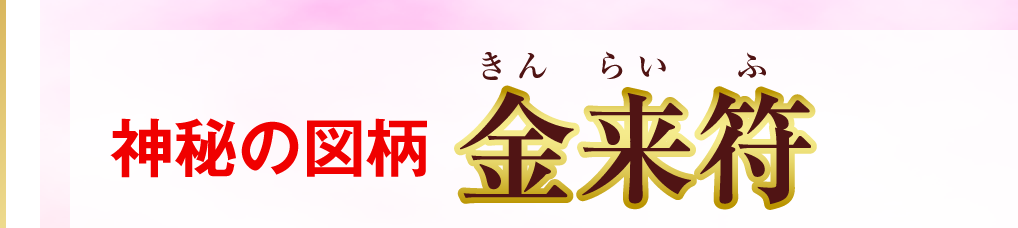 神秘の図柄『金来符』