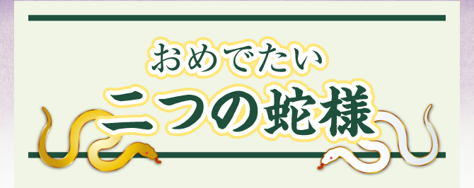 金運力と関わり深い金蛇と白蛇の金運秘話