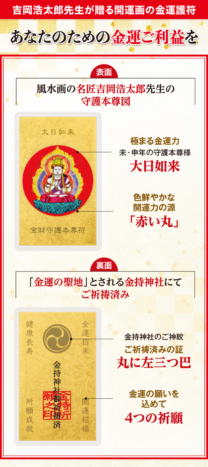 金運の聖地とされる金持神社でご祈祷済み