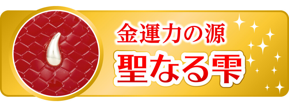 金運力の源 聖なる雫