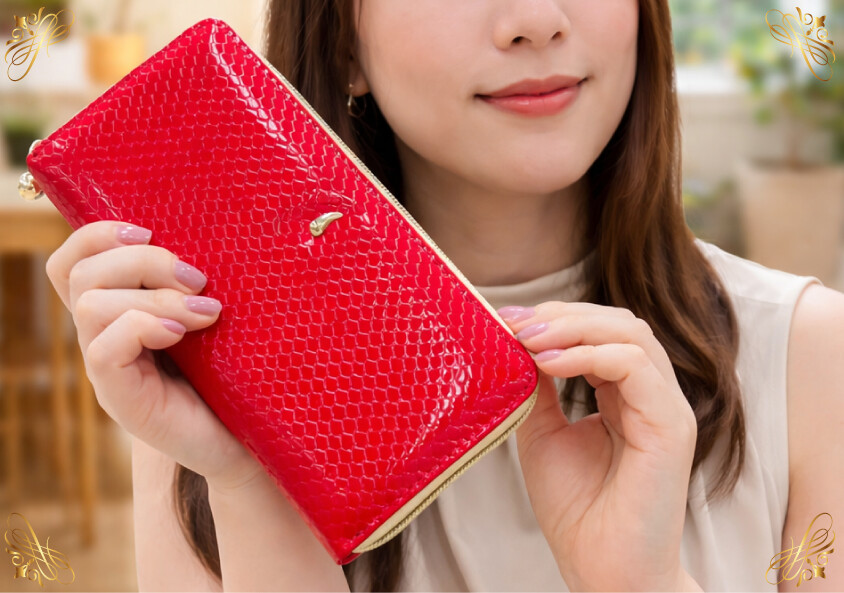 金運万倍龍神財布 赤龍 商品イメージ