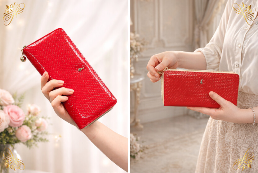 金運万倍龍神財布 赤龍 商品イメージ