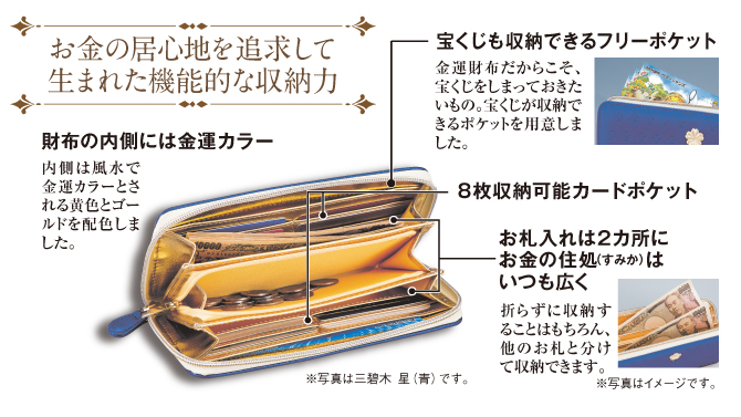 お金の居心地を追求して生まれた機能的な収納力