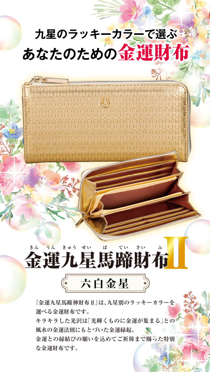 九星のラッキーカラーで選ぶあなたのための金運財布