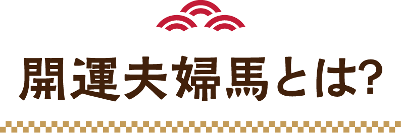 開運夫婦馬とは？