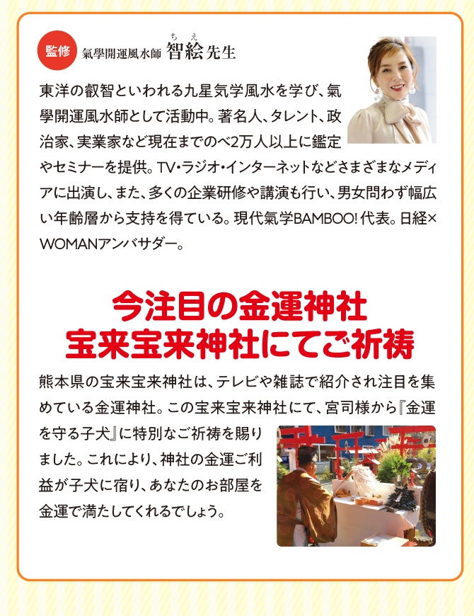 宝来宝来神社でご祈祷済み！