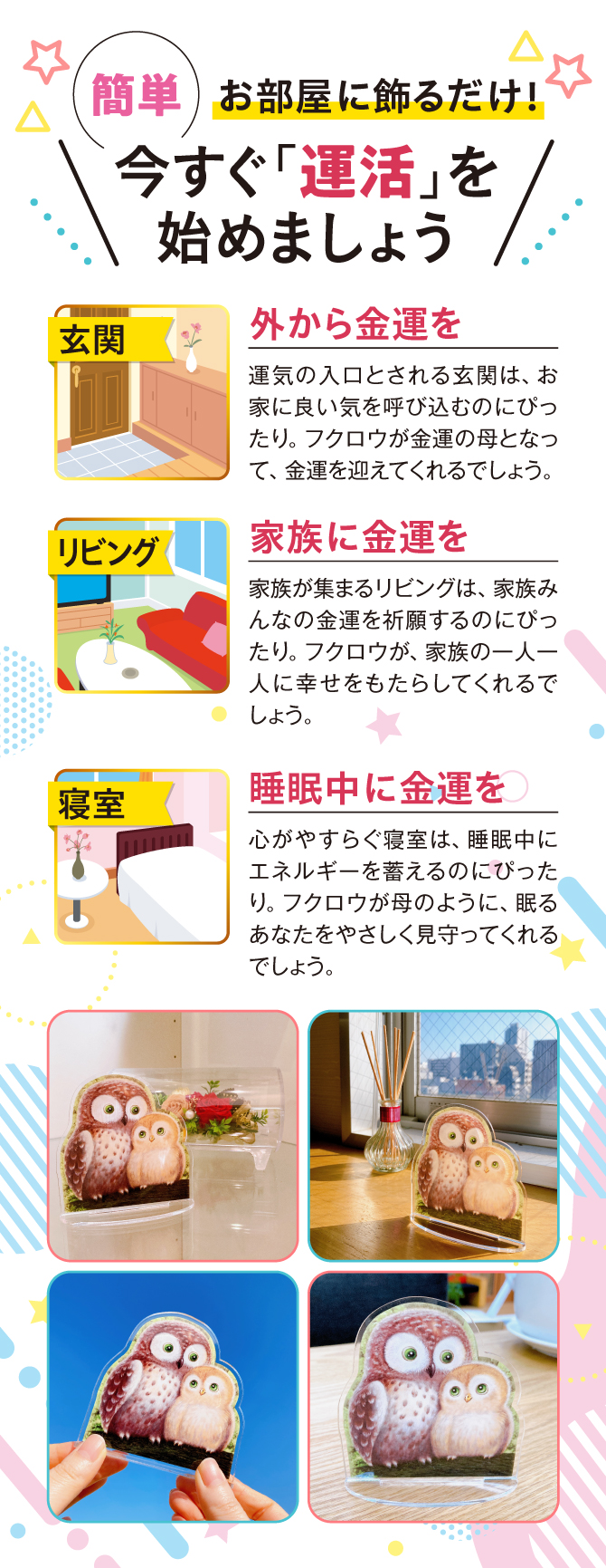 簡単お部屋に飾るだけ！今すぐ運活をはじめましょう！
