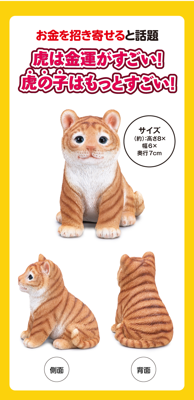 虎は金運がすごい。虎の子はもっとすごい！