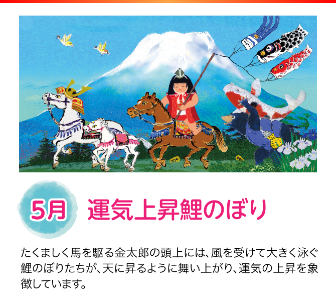 【5月：運気上昇鯉のぼり】