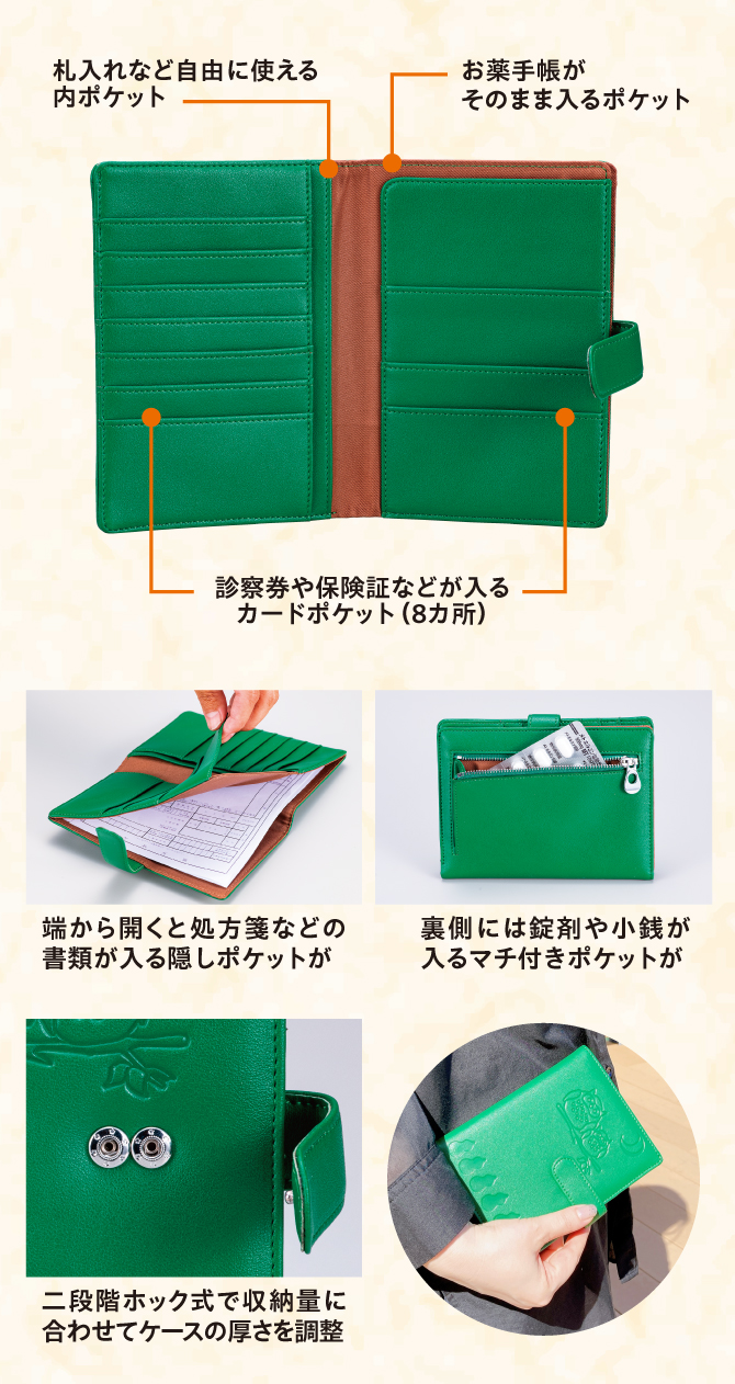 見やすい・取り出しやすい・入れやすいの三拍子