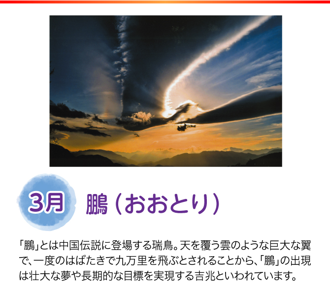 【3月：鵬（おおとり）】