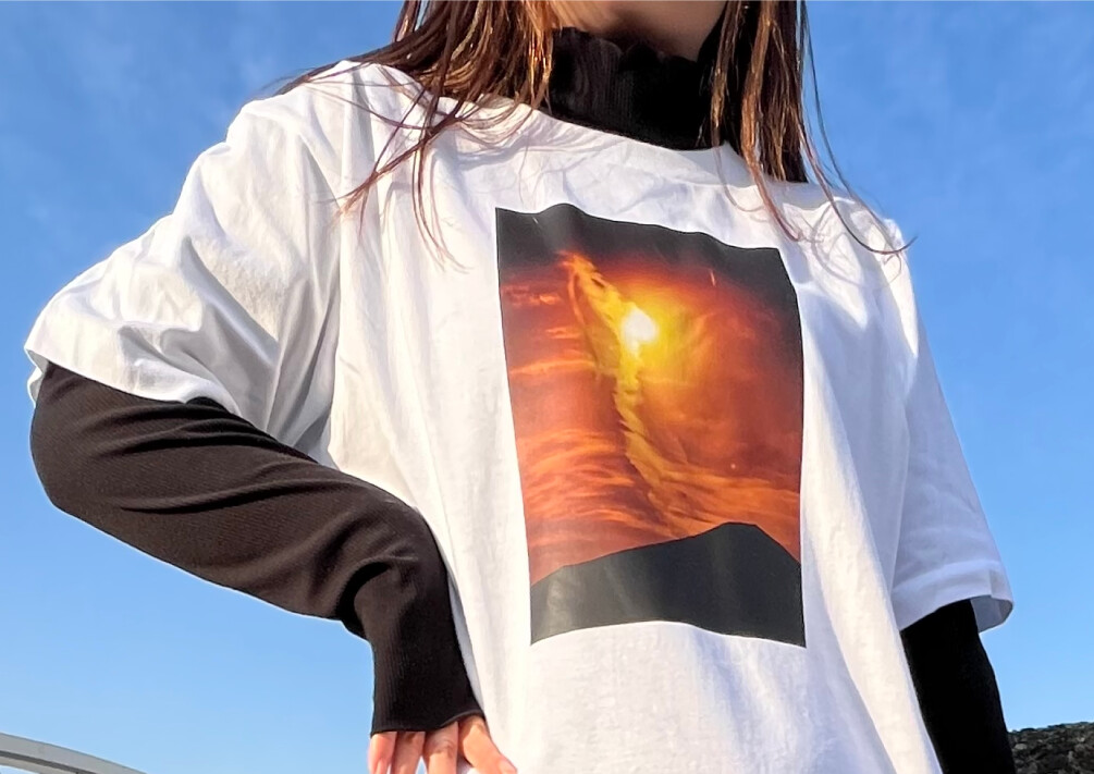 運気上昇Tシャツ 着用イメージ