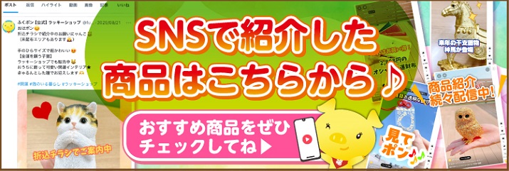 SNSでご紹介!おすすめのアイテム
